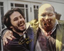 EDGAR WRIGHT - SHAUN OF THE DEAD - SIGNED 8X10