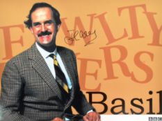 JOHN CLEESE - FAWLTY TOWERS - SIGNED 16X12