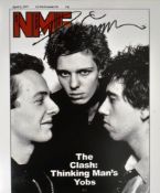 THE CLASH - PAUL SIMONON - SIGNED 8X10