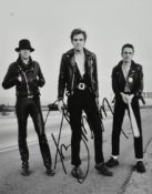 THE CLASH - PAUL SIMONON - SIGNED 8X10