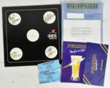 GENESIS - FULL BAND SIGNED 'INVISIBLE TOUR' PROGRAMME