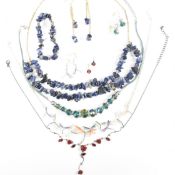 FOUR COSTUME JEWELLERY SUITES