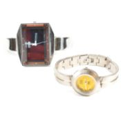 TWO CONTEMPORARY CASED WATCHES STORM & ANNE KLEIN II