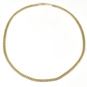 ROLLED GOLD & SILVER CURB LINK CHAIN ALBERT CHAIN