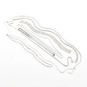 ASSORTED 925 SILVER NECKLACE CHAINS