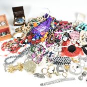 LARGE COLLECTION OF COSTUME JEWELLERY