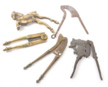 COLLECTION 19TH CENTURY INDIAN BETEL ARECA NUT CRACKERS