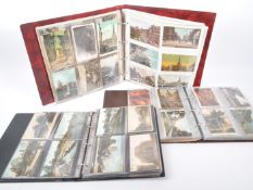 EDWARDIAN & LATER TOPOGRAPHIC POSTCARDS IN THREE ALBUMS