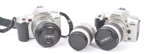 MINOLTA - TWO DYNAX 404SI 35MM SLR CAMERAS