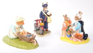 ROYAL DOULTON - BUNNYKINS / BRAMBLEY HEDGE - THREE FIGURES