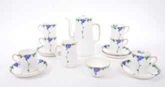 1930S ART DECO BISTO CHINA COFFEE SERVICE