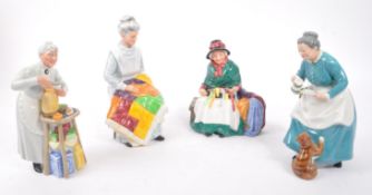 ROYAL DOULTON - COLLECTION OF FOUR FIGURES TO INCLUDE 'EVENTIDE'
