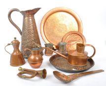 COLLECTION OF EARLY 20TH CENTURY COPPER CURIOS