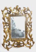 EARLY 20TH CENTURY CONTINENTAL BAROQUE STYLE MIRROR