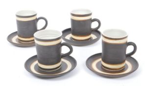HABITAT - 20TH CENTURY FOUR PIECE STONEWARE COFFEE SET