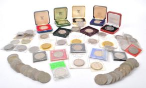 COLLECTION OF 20TH CENTURY BRITISH COMMEMORATIVE COINS