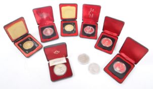 COLLECTION OF 1970S SILVER PROOF CANADIAN COMMEMORATIVE COINS
