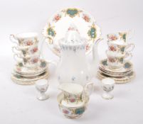 ROYAL ALBERT - BERKELEY TEA SERVICE FOR SIX & COFFEE POT