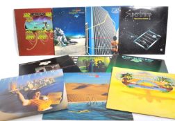 COLLECTION LP VINYL RECORDS - YES - SUPERTRAMP - WISHBONE