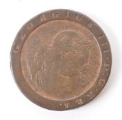 1797 GEORGE III TWO PENCE CARTWHEEL COIN