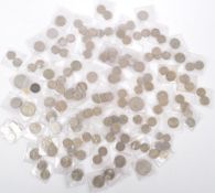 COLLECTION 1947 QUEEN ELIZABETH II COINS - SIXPENCE & SHILLING