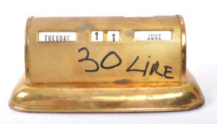 1930S BRASS PERPETUAL CALENDAR