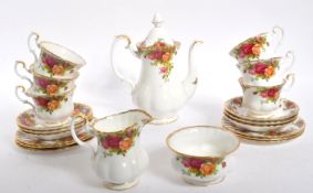 ROYAL ALBERT OLD COUNTRY ROSES COFFEE SERVICE