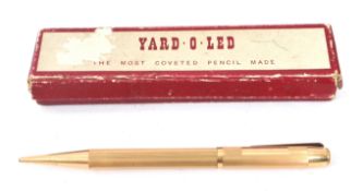 YARD-O-LED - MID CENTURY GOLD PLATED PENCIL