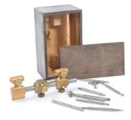 EARLY 20TH CENTURY WATCHMAKERS LATHE IN BOX