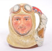 Royal Doulton - A large china Royal Doulton character jug in the form of explorer Captain Scott