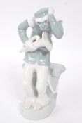 1920S PORCELAIN MARCHING BAND MONKEY FIGURINE