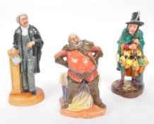 ROYAL DOULTON - COLLECTION OF THREE CHINA FIGURES