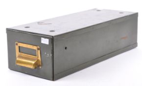 MID CENTURY INDUSTRIAL FILING CABINET / INDEX CARD TRAY