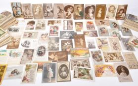 COLLECTION 19TH CENTURY GREETINGS POSTCARDS