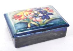 MOORCROFT - 1930S WILD FLOWERS LIDDED POT