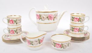 ROYAL WORCESTER - ROYAL GARDEN PORCELAIN CHINA TEA SET