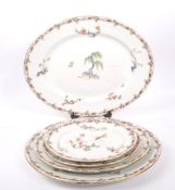 L. BERNARDAUD & CO LIMOGES FRANCE GRADUATING PLATE SET
