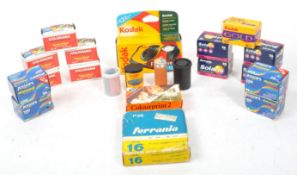 COLLECTION OF 20TH CENTURY EXPIRED CAMERA FILM