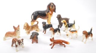 BESWICK - COLLECTION OF DOG FIGURES