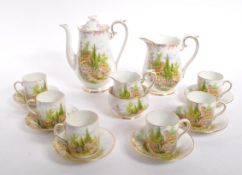 ROYAL ALBERT KENTISH ROCKERY 1930S COFFEE SERVICE