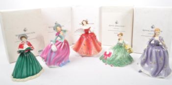 ROYAL DOULTON - COLLECTION OF PRETTY LADIES / PETITES FIGURES