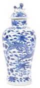 19TH CENTURY CHINESE PORCELAIN BLUE & WHITE VASE
