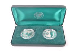 TWO .999 SILVER AUSTRALIAN KOOKABURRA COINS