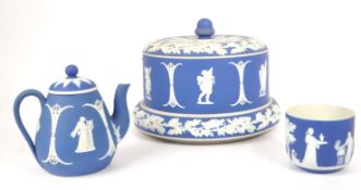 COLLECTION OF WEDGWOOD JASPERWARE MANNER CERAMICS
