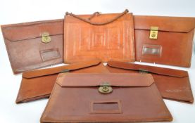 COLLECTION LEATHER DOCUMENT FOLIO CASES CARRIERS