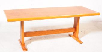 SCANDINAVIAN STYLE LATE 20TH CENTURY TEAK COFFEE TABLE