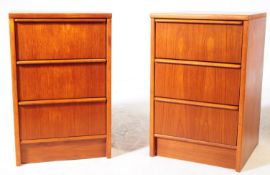 MID CENTURY 1970S PAIR OF JESPER BEDSIDE CABINETS / CHESTS