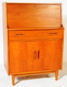 BRITISH MODERN DESIGN - MID CENTURY TEAK BUREAU