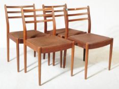 G-PLAN - VICTOR B WILKINS - FOUR MID CENTURY DINING CHAIRS