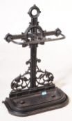 VICTORIAN STYLE EBONISED METAL STICK / UMBRELLA STAND